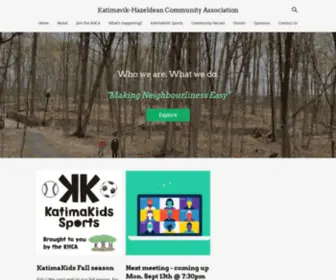 Khca.on.ca(Katimavik-Hazeldean Community Association) Screenshot