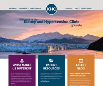 Khcalaska.com(Kidney & Hypertension Clinic of Alaska) Screenshot