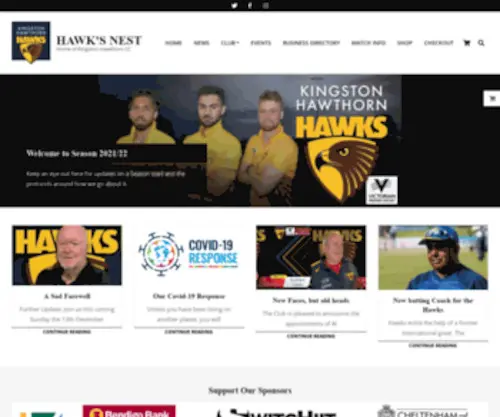 KHCC.com.au(Hawk's Nest) Screenshot