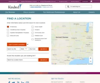 Khdallas.com(Find a Kindred Location) Screenshot