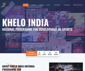 Kheloindia.gov.in(Kheloindia) Screenshot