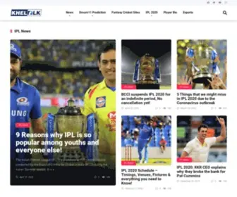 Kheltalk.com(Cricket News) Screenshot