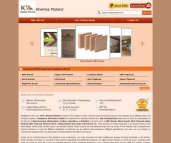 Khemkaplyland.com(Khemka Plyland) Screenshot