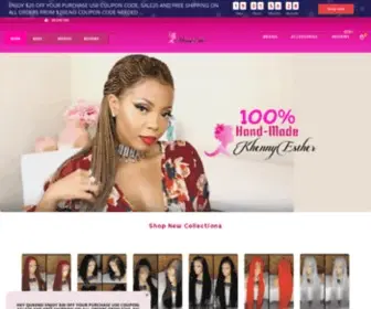 Khennyesther.com(S number one bespoke hair and Wigs company) Screenshot