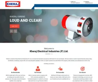 Kheraj.com(Kheraj Electrical Industries (P) Ltd) Screenshot