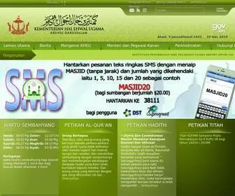 Kheu.gov.bn(Laman Utama) Screenshot