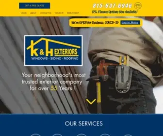 Khexteriors.com(K&H Exteriors) Screenshot