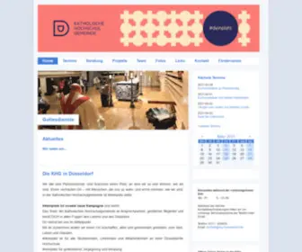 KHG-Duesseldorf.de(Startseite) Screenshot