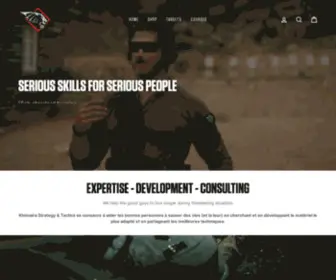 Khimaira-ST.com(Khimaira Strategy Tactics se consacre à aider les bonnes personnes à sauver des vies (et la leur)) Screenshot