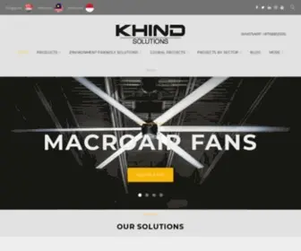 Khindsolutions.com(Retail Fan Distributors in Dubai) Screenshot