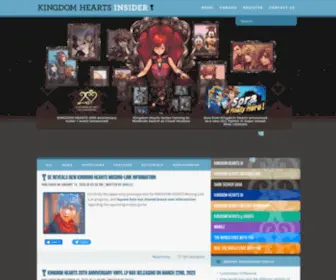 Khinsider.com(Kingdom Hearts Insider) Screenshot