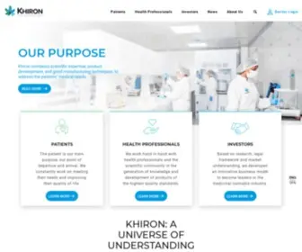 Khiron.ca(Khiron Life Sciences Corp) Screenshot