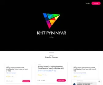 Khitpyinnyar.com(Best Online E) Screenshot