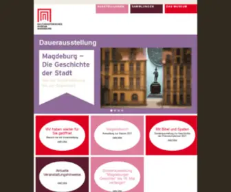KHM-Magdeburg.de(Kulturhistorisches Museum Magdeburg) Screenshot