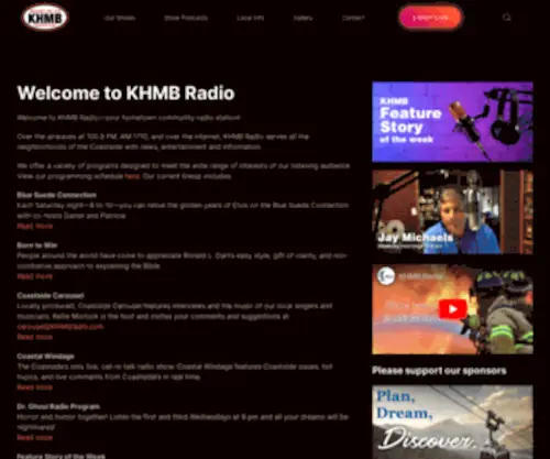 KHMbradio.com(KHMB Radio) Screenshot