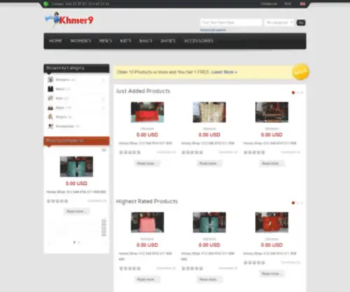Khmer9.com(Home (English)) Screenshot