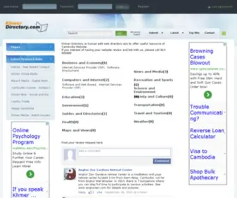 Khmerdirectory.com(Cambodia Website Directory) Screenshot