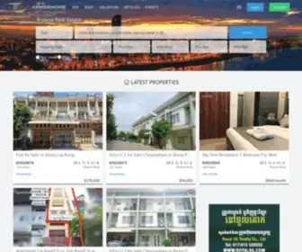 Khmerhome.com(Sale, Buy & Rent Real Estate in Cambodia) Screenshot