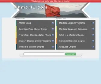 Khmerl1.com(Deze website) Screenshot