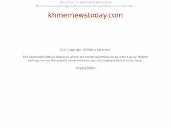 Khmernewstoday.com(Khmernewstoday) Screenshot