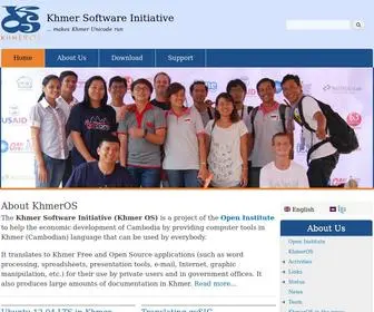 Khmeros.info(Open Institute) Screenshot
