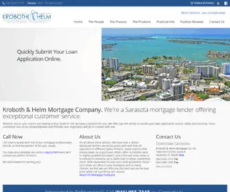 Khmortgage.com(Kroboth & Helm Mortgage Company) Screenshot