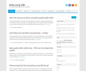 Khoacung.vn(Khóa cứng Việt) Screenshot