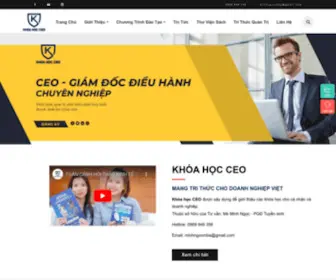 Khoahocceo.edu.vn(Khóa học CEO) Screenshot