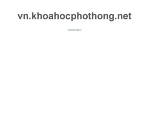 KhoahocPhothong.net(Hệ thống) Screenshot