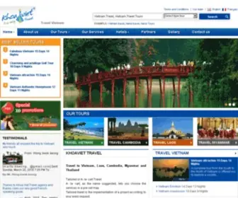 Khoaviettravel.com(Agence de voyage Vietnam) Screenshot