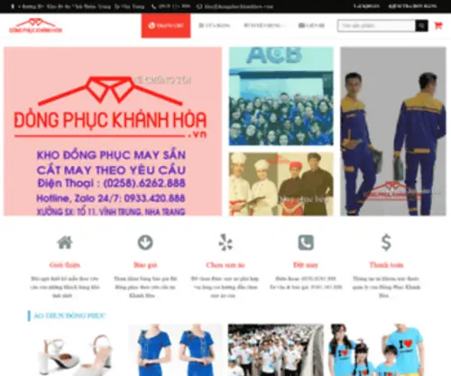 Khodongphuc.com(Đồng Phục Khánh Hòa) Screenshot