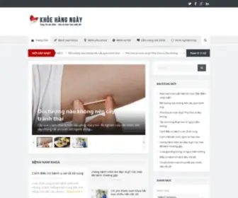 Khoehangngay.com(Khỏe hàng ngày) Screenshot