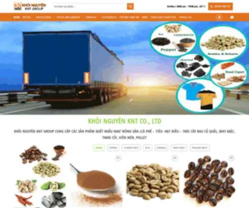 Khoinguyengroup.com(KNT Export Company) Screenshot