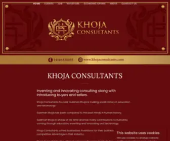 Khojaconsultants.com(Khoja Consultants) Screenshot