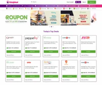 KhojDeal.com(Online Coupons) Screenshot