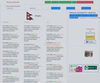 Khojira.com(Austrailia) Screenshot