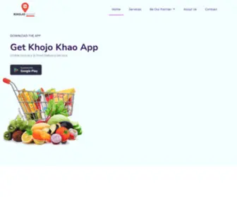 Khojokhao.com(Khojo khao) Screenshot