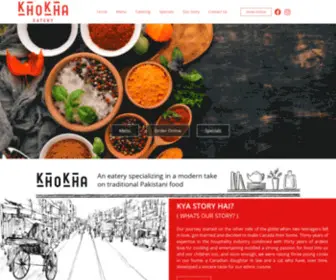 Khokhaeatery.com(Khokha Eatery) Screenshot