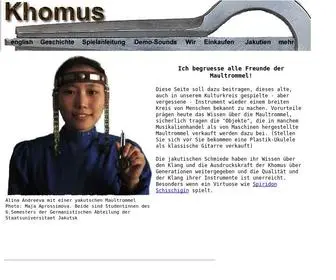 Khomus.de(Jakutische Maultrommel) Screenshot