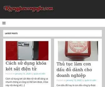 Khonggiancongnghe.com(Trang chủ) Screenshot