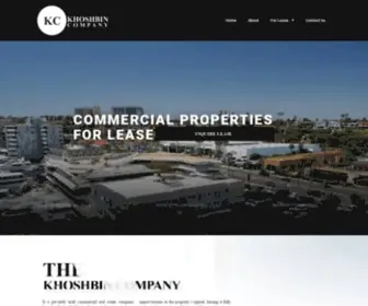 Khoshbinco.com(Khoshbin Company) Screenshot