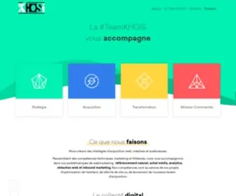 Khosi.fr(Agence Webmarketing à Nantes) Screenshot