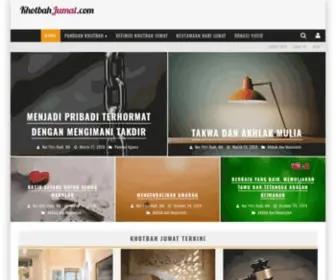 KhotbahJumat.com(Khotbah Jum'at) Screenshot