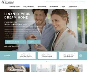 KhovMortgage.com(K. Hovnanian® American Mortgage) Screenshot