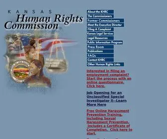 KHRC.net(Kansas Human Rights Commission) Screenshot