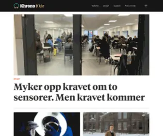 Khrono.no(Nyheter om universiteter) Screenshot