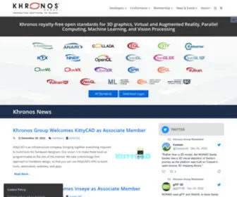Khronos.org(The Khronos Group Inc) Screenshot