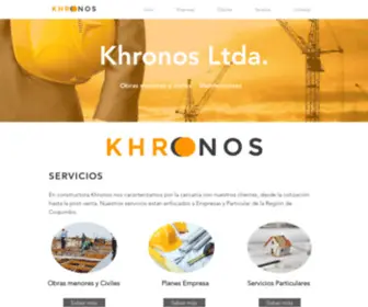 Khronosltda.cl(Inicio) Screenshot