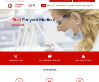 Khuchospital.com(Best Urology Hospital In Delhi) Screenshot