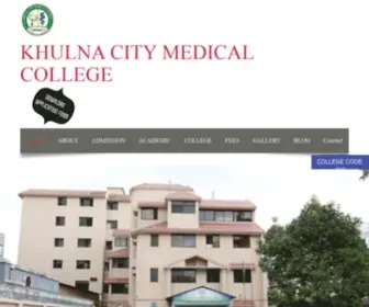 Khulnacitymedicalcollege.edu.bd(Khulna City Medical College (KCMC)) Screenshot